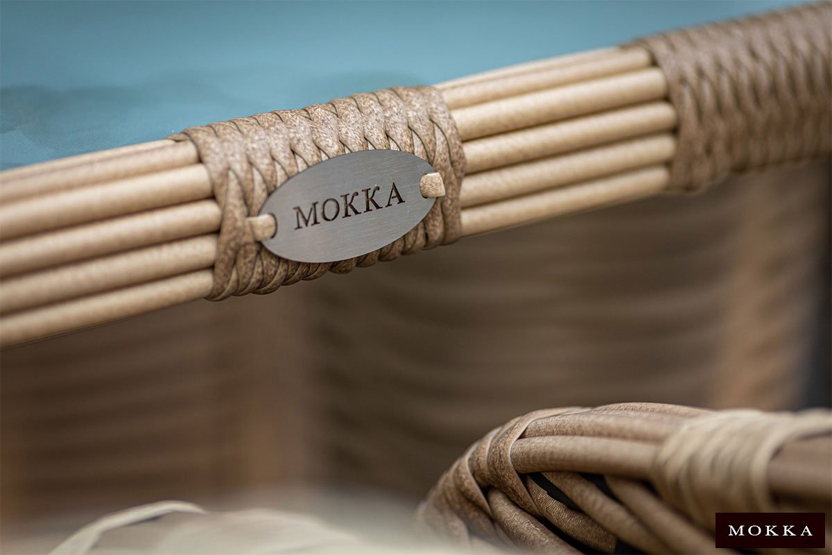 MOKKA MAJORCA стол обеденный, цвет соломенный фото 2