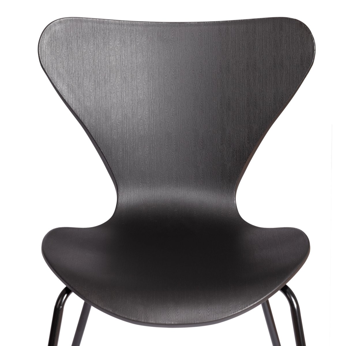 Стул Якобсен/Jacobsen (мод.DC 102-1) пластик/металл, 45х54.5х80см, черный/черный фото 6