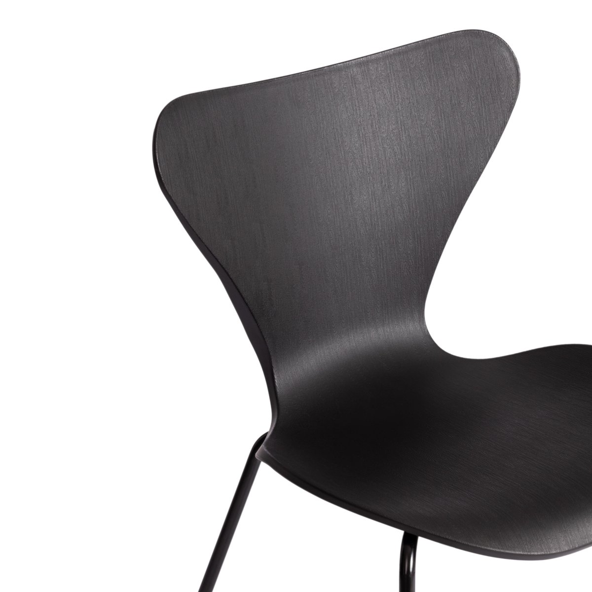Стул Якобсен/Jacobsen (мод.DC 102-1) пластик/металл, 45х54.5х80см, черный/черный фото 8