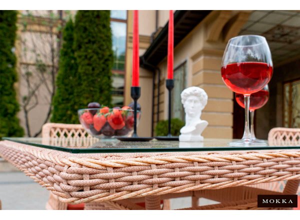 MOKKA VILLA ROSA стол обеденный прямоугольный