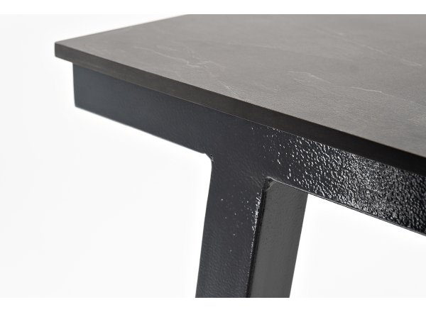 Стол барный Рио из HPL 140х70см, H110, цвет столешницы серый гранит