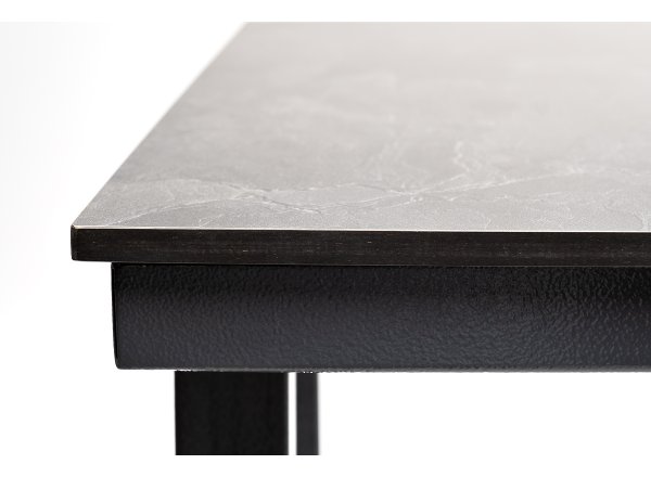 Стол барный Рио из HPL 140х70см, H110, цвет столешницы серый гранит