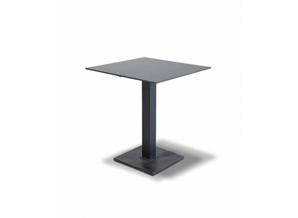Стол Каффе из HPL квадратный 90х90см, цвет серый гранит